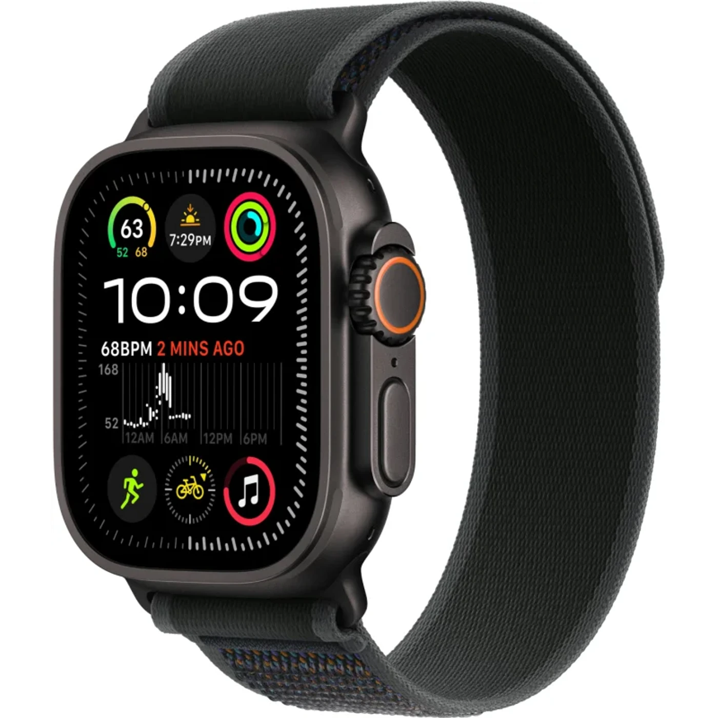 Apple Watch Ultra 2 49mm (2024) Trail Loop, Черные 1