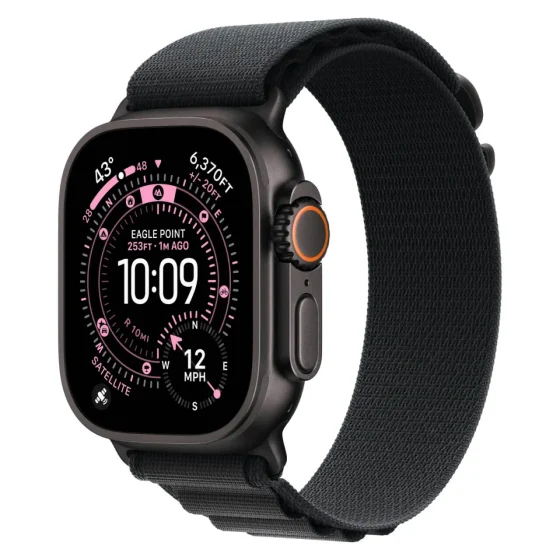 Apple Watch Ultra 3 49mm (2025) Alpine Loop, Черные