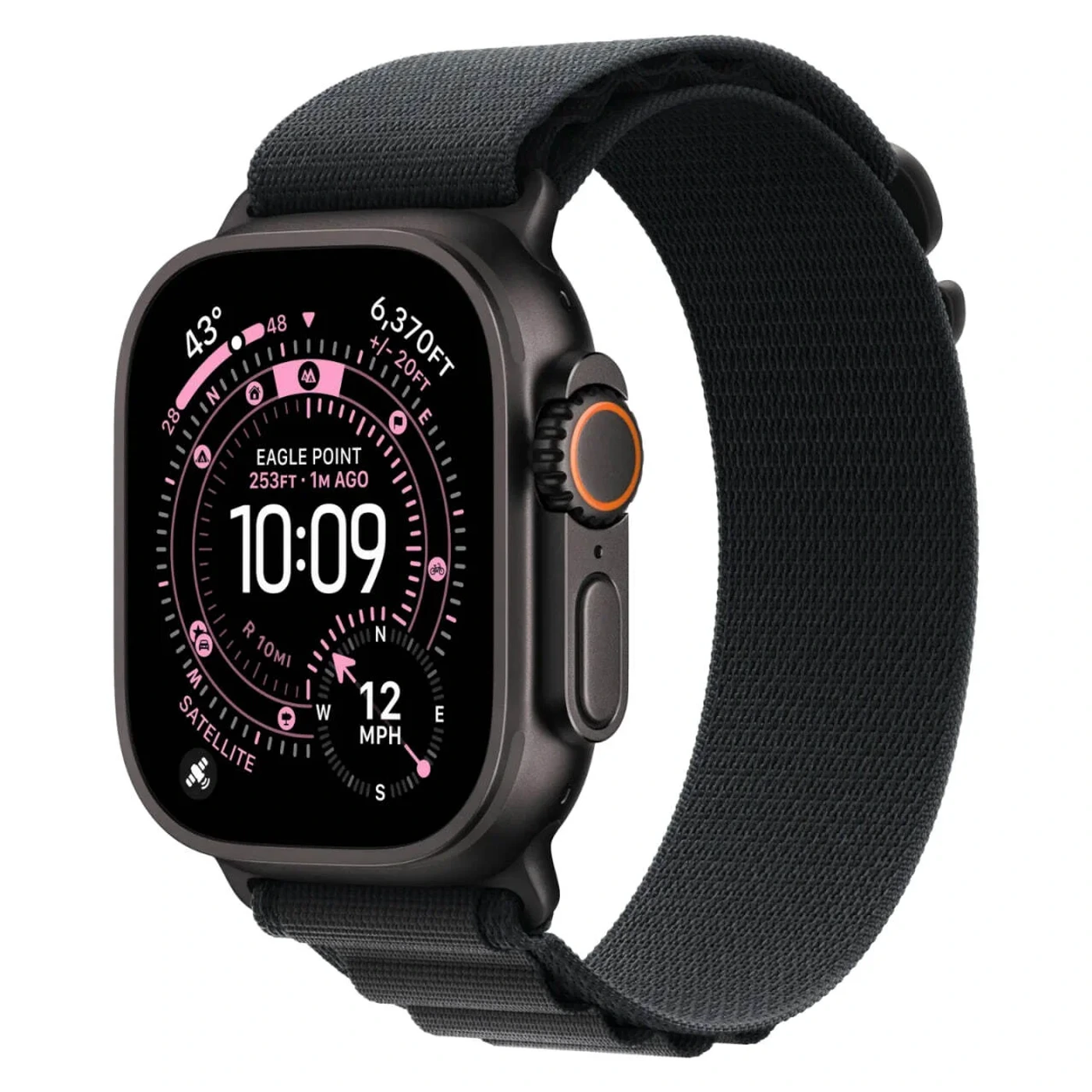 Apple Watch Ultra 3 49mm (2025) Alpine Loop, Черные 1