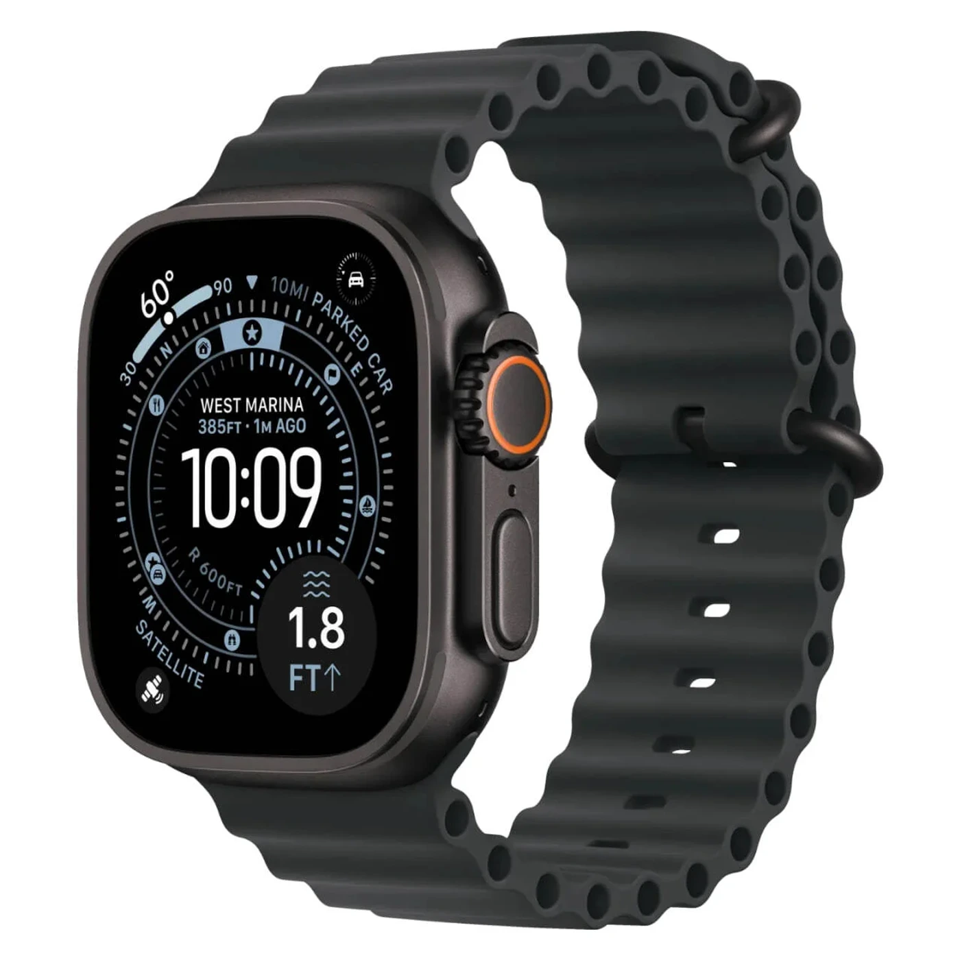 Apple Watch Ultra 3 49mm (2025) Ocean Band, Черные 1