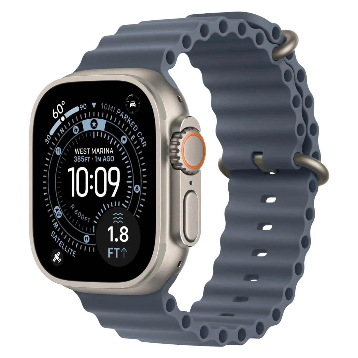 Apple Watch Ultra 3 49mm (2025) Ocean Band, Синие 1