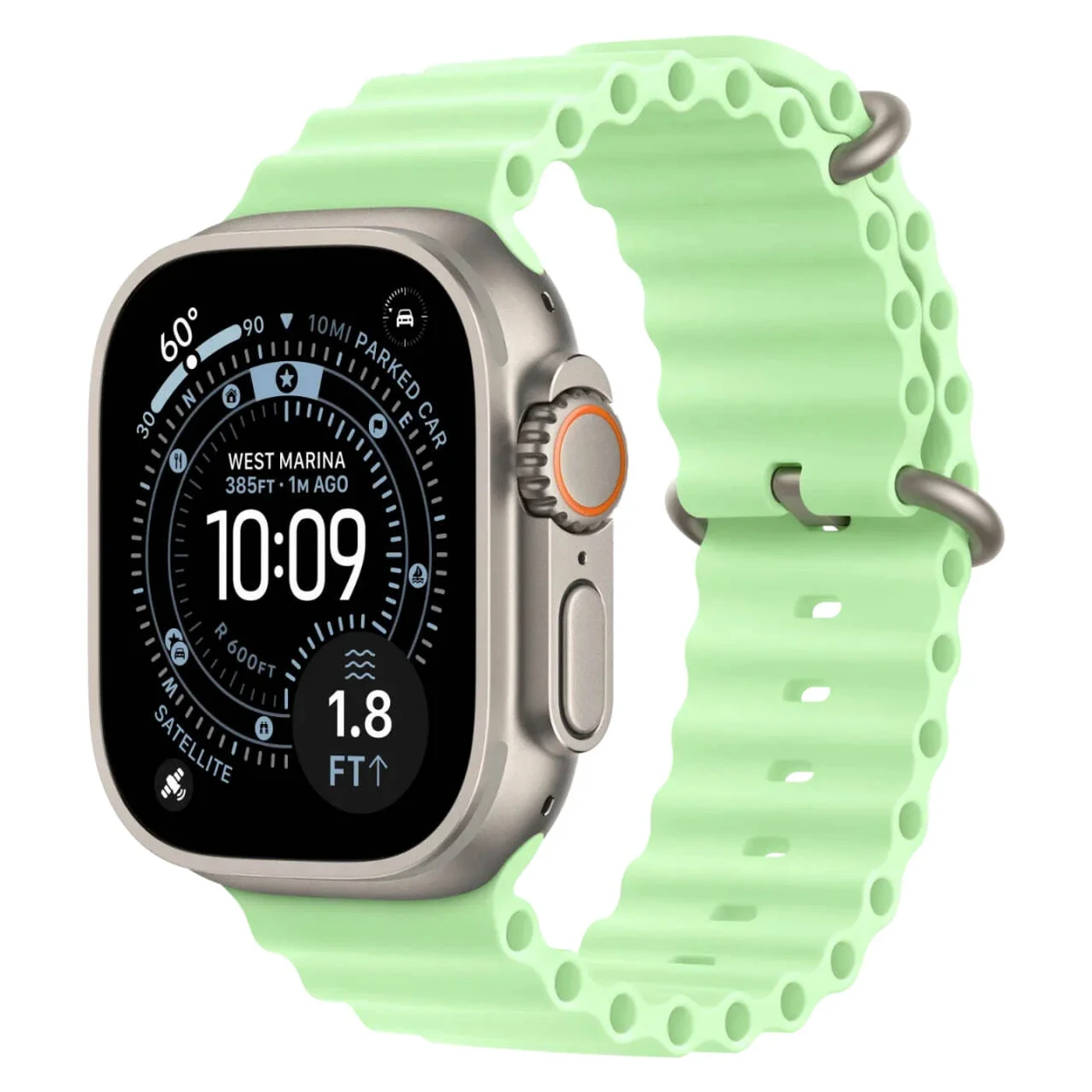Apple Watch Ultra 3 49mm (2025) Ocean Band, Зеленые 1