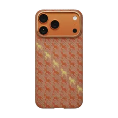 Pitaka Edge Case 17 Pro Max, Amber 1