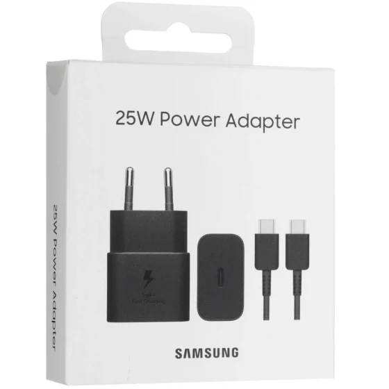 Зарядное устройство + кабель Samsung 25W, Black